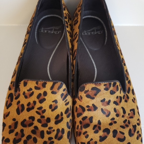🔥Dansko Olivia Genuine Calf Hair Leopard Print 38 - Picture 4 of 8
